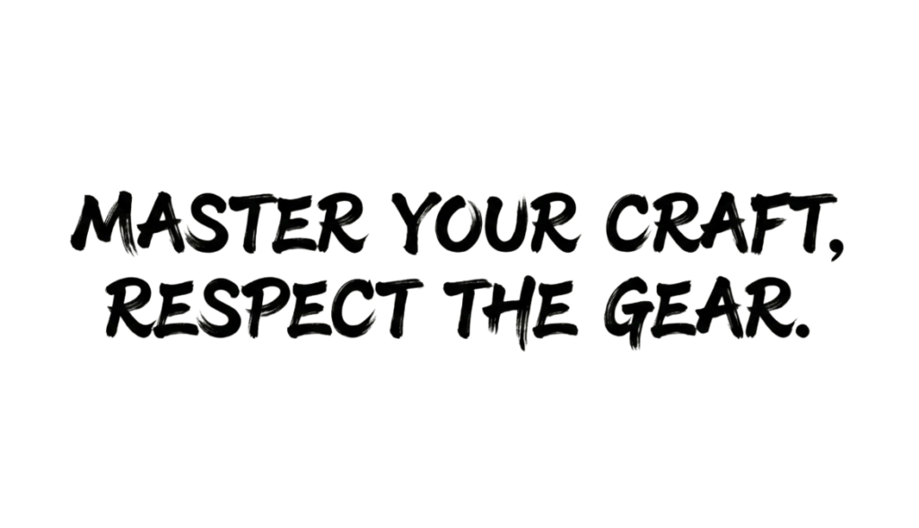 TSUKUMOGAMI_コンセプト（MASTER YOUR CRAFT, RESPECT THE GEAR.）